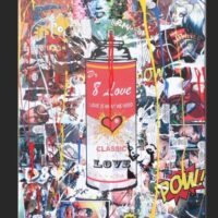 Spray can2 - Original variation painting on canvas