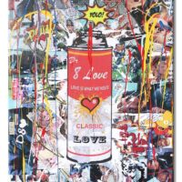 Spray can4 - Original variation painting on canvas - Image 3