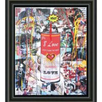 Spray can4 - Original variation painting on canvas