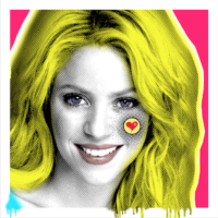 Shakira - She Sol - Print Limited Edition