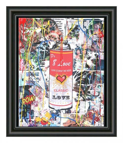 Dr8love Limited Edition Giclée printrded on Canvas or Paper