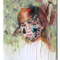Break it up! - Original Painting on Paper - Image 3