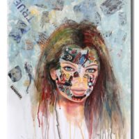 I'll show you - Original Painting on Paper - Image 3