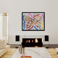 Always - Original Collage Painting on canvas - Image 2