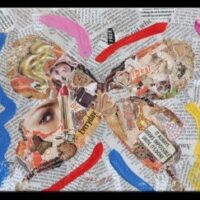 Always - Original Collage Painting on canvas