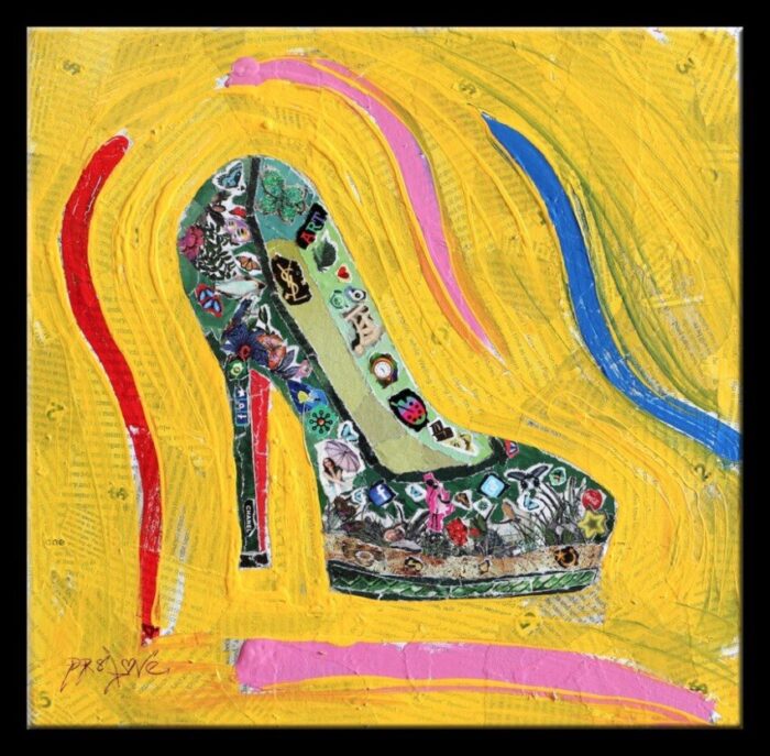 Art - Original Collage Painting on canvas