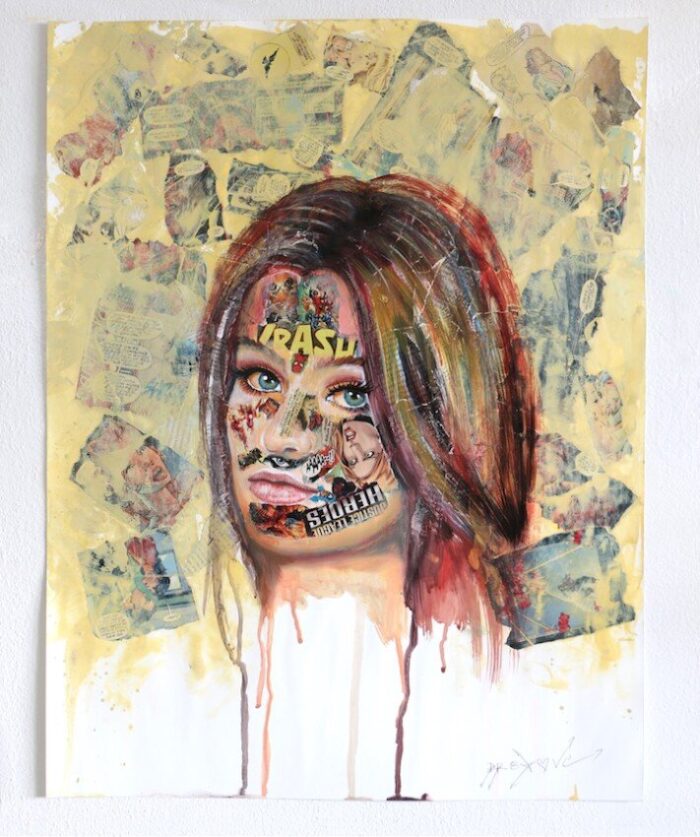 Krash - Original Painting on Paper - Image 2
