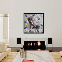 Me - Original Collage Painting on canvas - Image 3