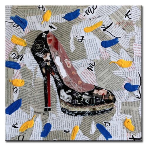 Luxury Louis Vuitton Collage Art Colorful Of Many Pieces Of