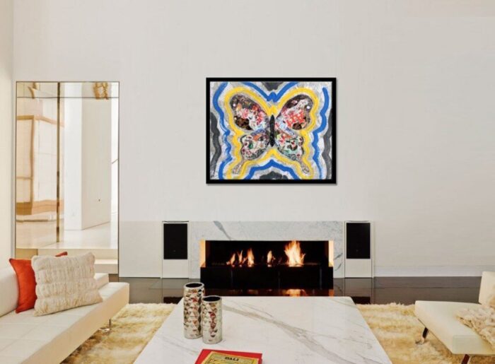 Music - Original Collage Painting on canvas - Image 3