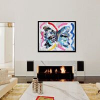 Top - Original Collage Painting on canvas - Image 2