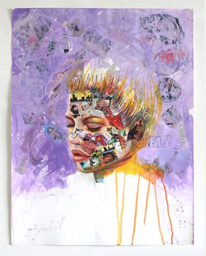 Ring Ring - Original Painting on Paper - Image 4
