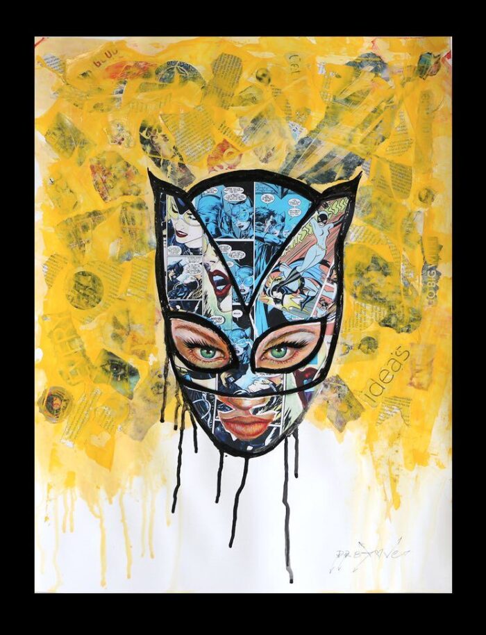 Kat Woman - Original Painting on Paper