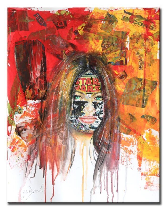 Star Wars - Original Painting on Paper - Image 2