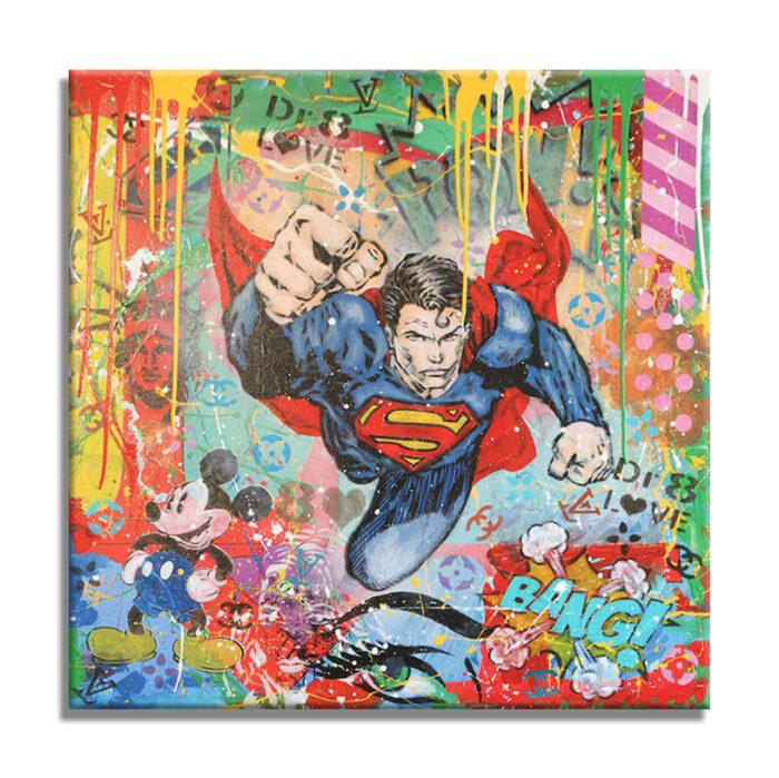 Follow Superman - Original Painting on canvas