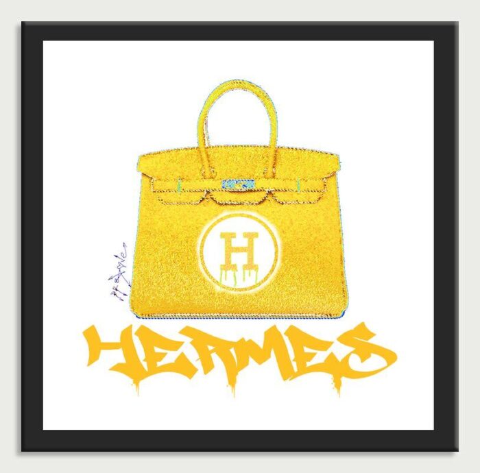 Hermes Handbags color 4 - Print Limited Edition