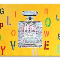 Chanel N5 Girl Power - Original Painting on canvas