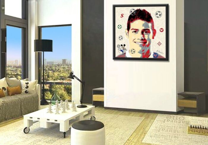 James Rodriguez-Colombia - Print Limited Edition - Image 2