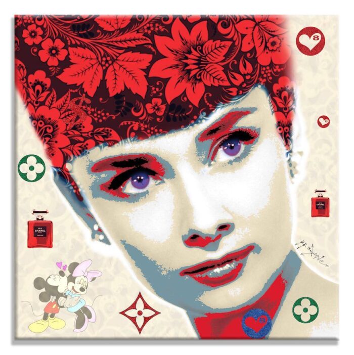 Audrey Hepburn-Red - Print Limited Edition - Image 3