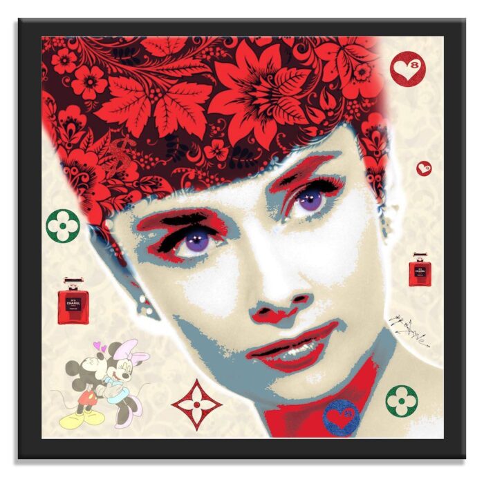Audrey Hepburn-Red - Print Limited Edition