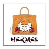 Hermes  Minnie mouse - Original Painting on canvas