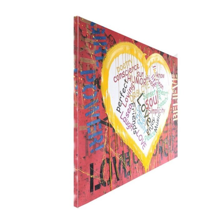 Heart - Girl Power - Original Painting on canvas - Image 6