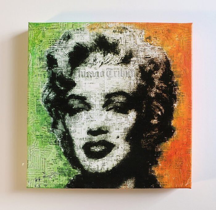Marilyn color - Original Painting on canvas