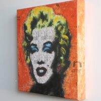 Marilyn fun - Original Painting on canvas - Image 3