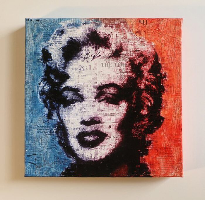 Marilyn beauty - Original Painting on canvas