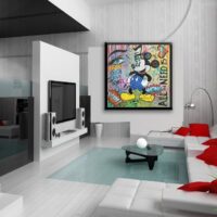 All we need - Mickey- Original Painting on canvas - Image 2