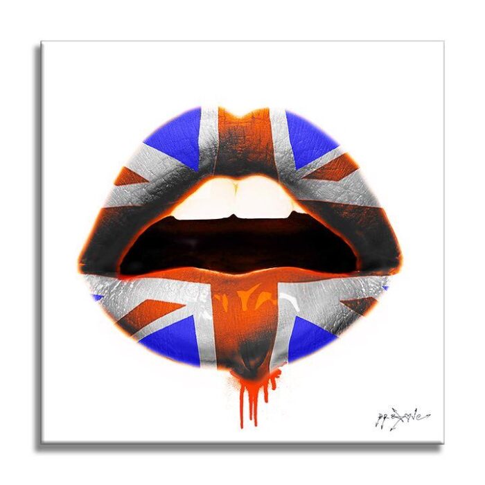 Kiss UK Lips flag - Print Limited Edition