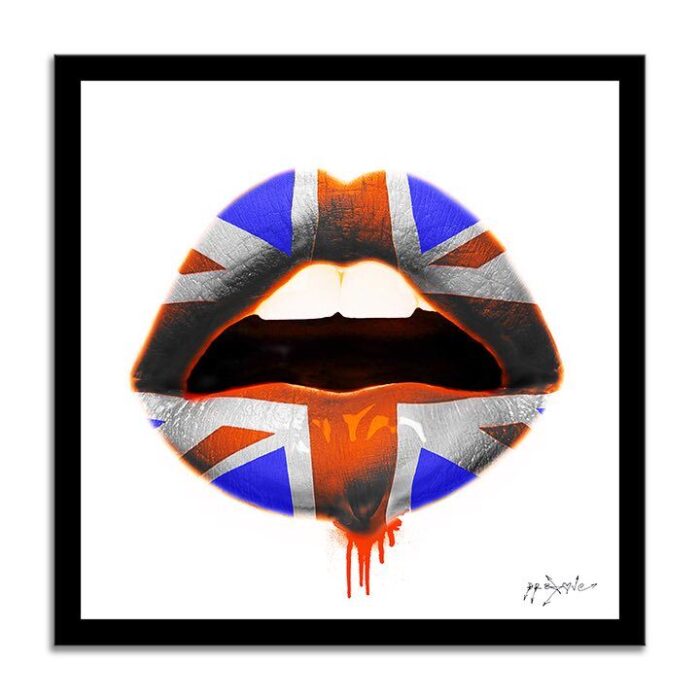 Kiss UK Lips flag - Print Limited Edition - Image 3