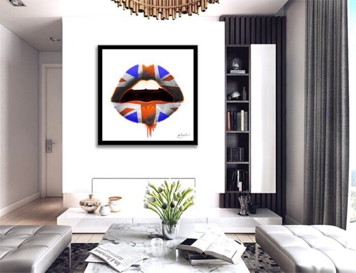 Kiss UK Lips flag - Print Limited Edition - Image 2