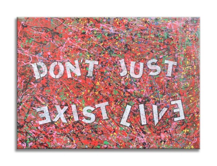 Live - Original Abstract Painting on canvas