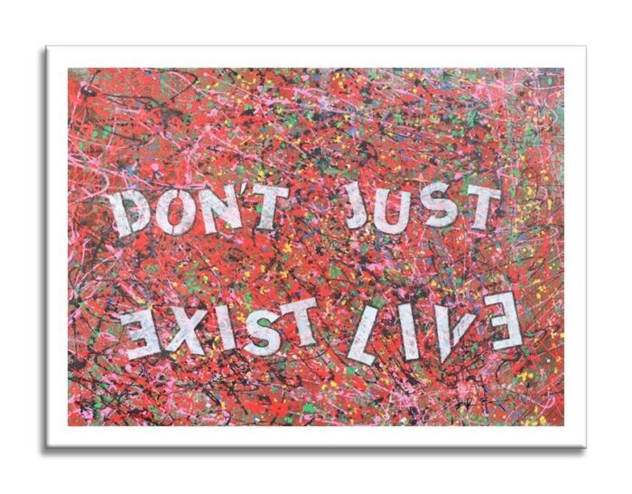 Live - Original Abstract Painting on canvas - Image 4