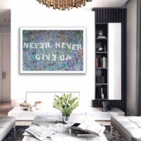 Never Never give up - Original Abstract Painting on canvas - Image 2