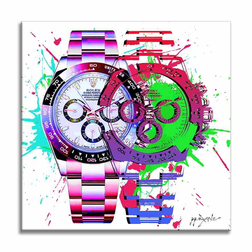 rolex painting canvas