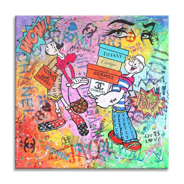 Popeye collectors issue - Original Painting on canvas