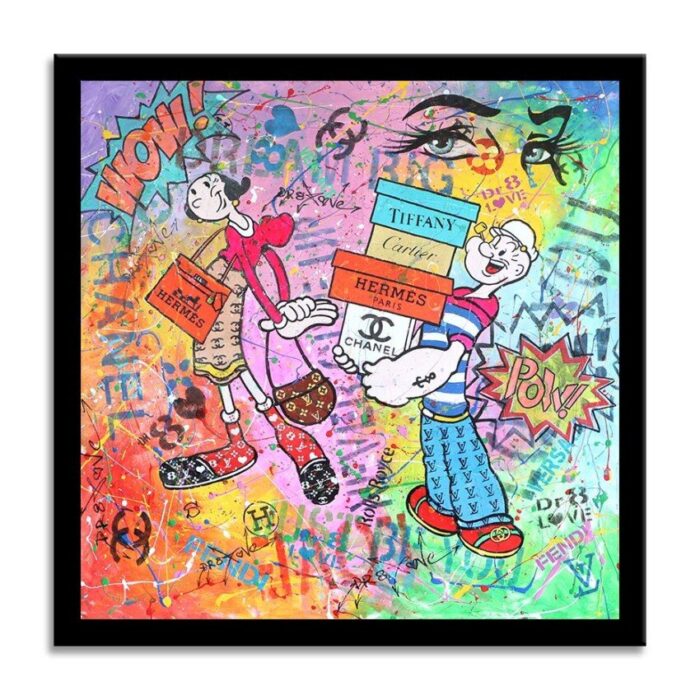 Popeye collectors issue - Original Painting on canvas - Image 4