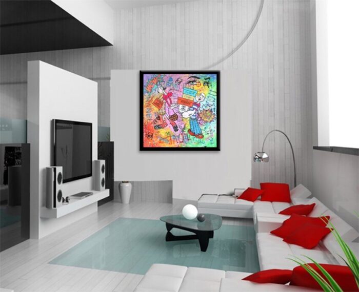 Popeye collectors issue - Original Painting on canvas - Image 2