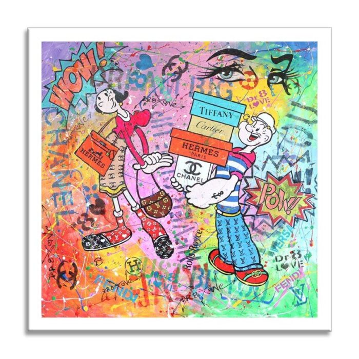 Popeye collectors issue - Original Painting on canvas - Image 3