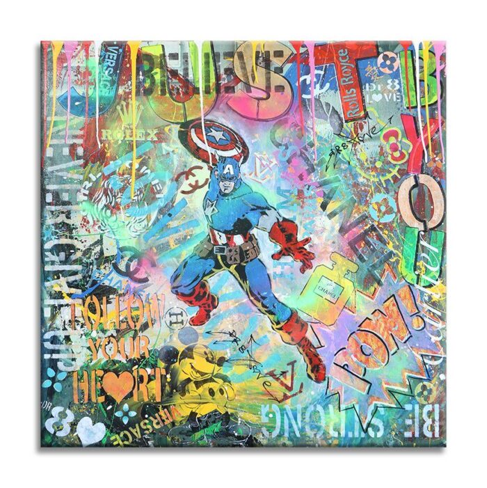 Captain America Just b you - Print Limited Edition