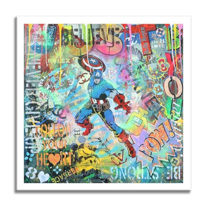 Captain America Just b you - Print Limited Edition - Image 3