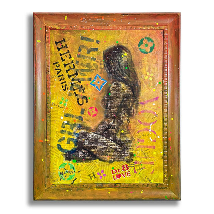 Hermes Girl - Original Painting on canvas