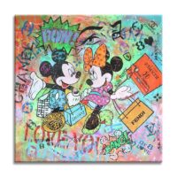 Mickey Minnie Hermes - Original Painting on canvas