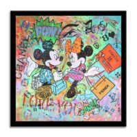 Mickey Minnie Hermes - Original Painting on canvas - Image 4