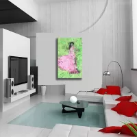 Prada Dress - Original Painting on canvas - Image 2