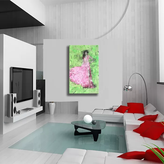Prada Dress - Original Painting on canvas - Image 2