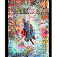 Superman All we need is - Original Painting on canvas - Image 5