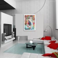 Superman All we need is - Original Painting on canvas - Image 2